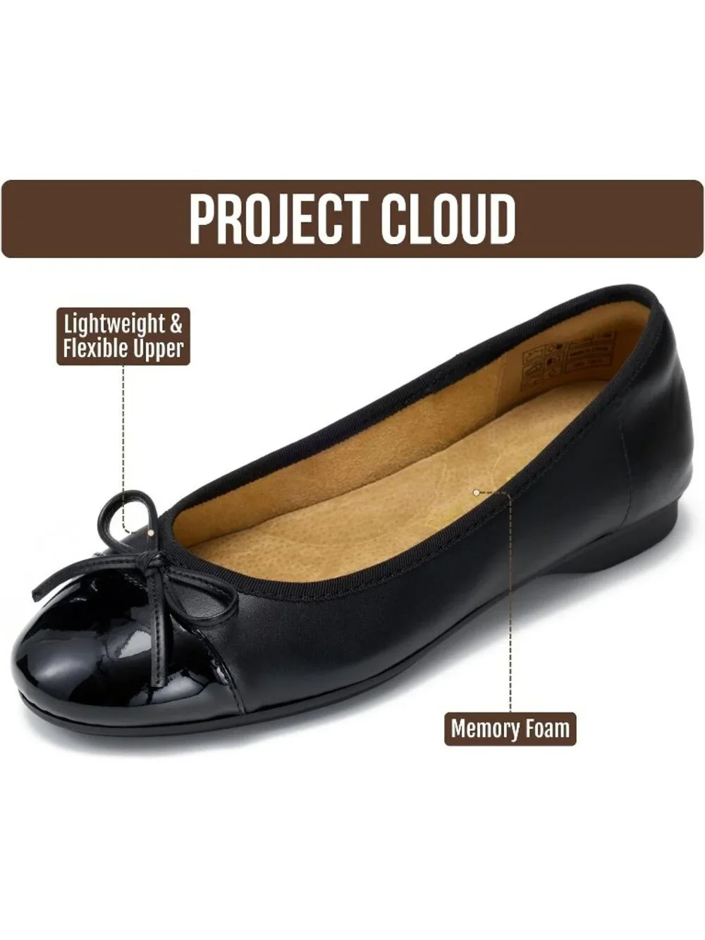 Women's Black Combo Ashley Insole and Lightweight Non-Slip and Comfortable Shoes